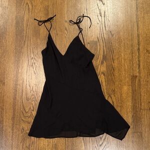 H&M Black Strappy Dress